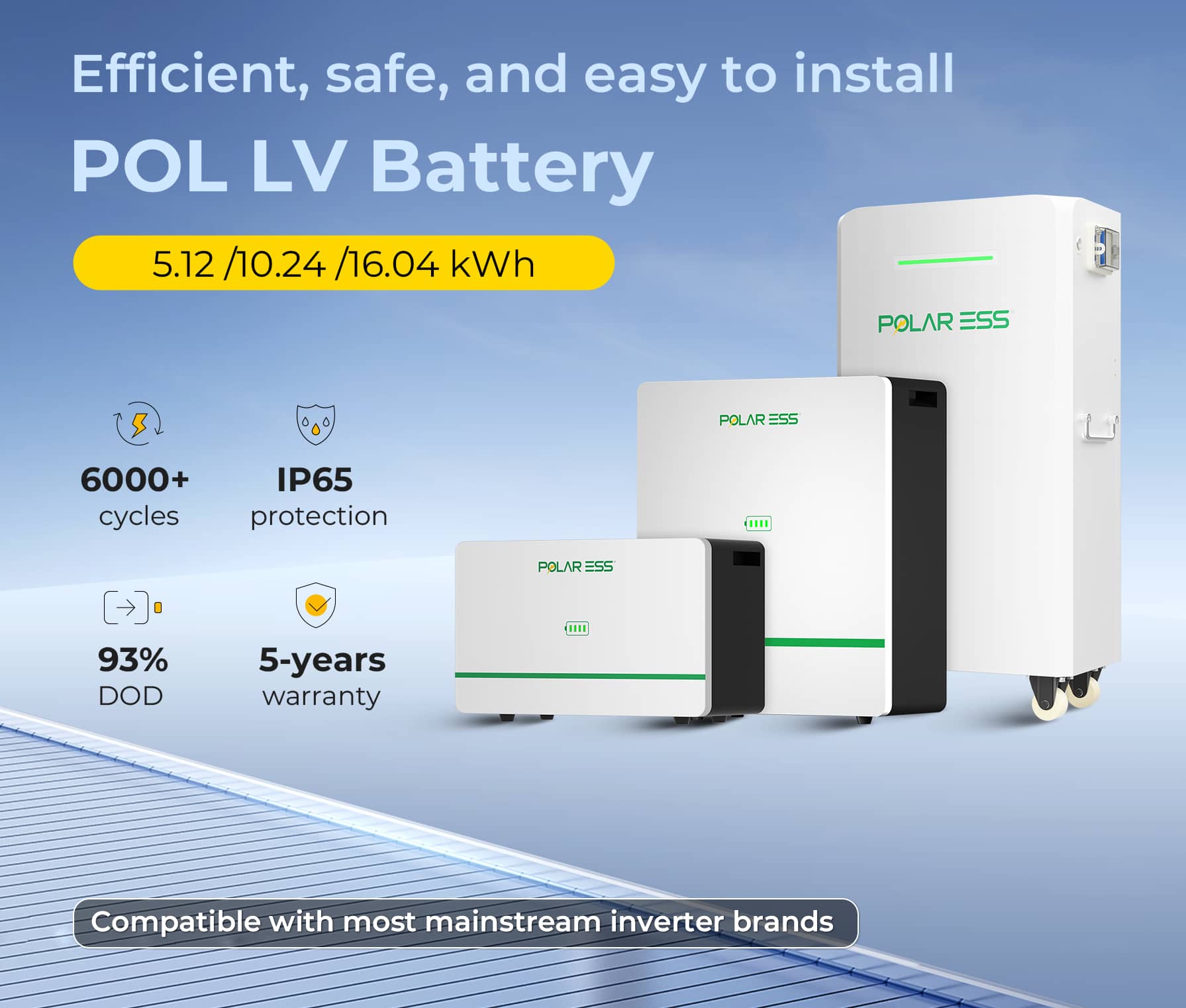 Polar ESS lithium-ion batteries